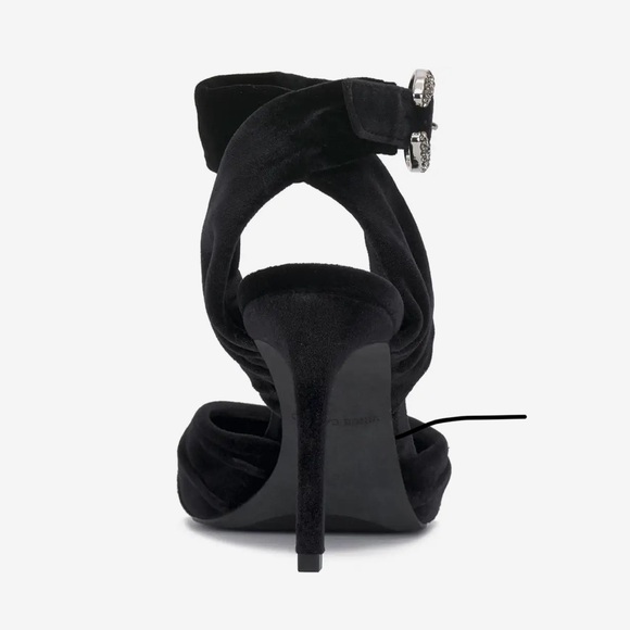 VINCE CAMUTO | Anyria Velvet Party Heels - Picture 4 of 13
